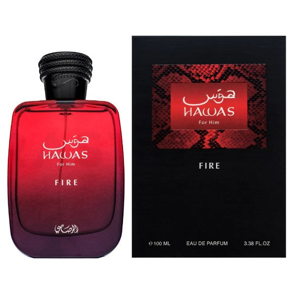 Hawas Fire de Rasasi 100ml (EDP) de Hombre