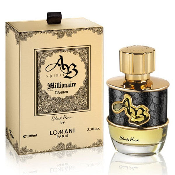 AB Spirit Millionaire Black Rose de Lomani Paris 100ml (EDP) de Mujer