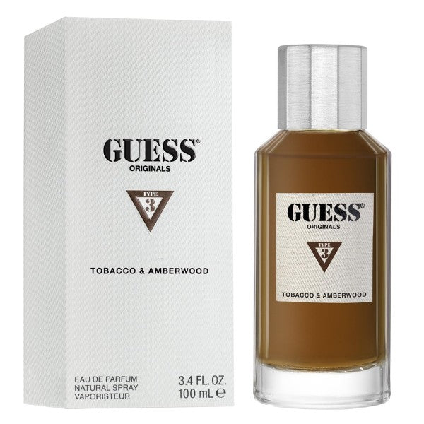 Type 3 Tobacco & Amberwood de Guess 100ml (EDP) de Hombre