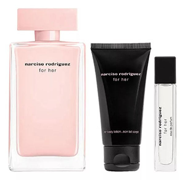 Narciso Rodriguez For Her 100ml (EDP) de Mujer (BL 75ml + 10 ml ) (Set)