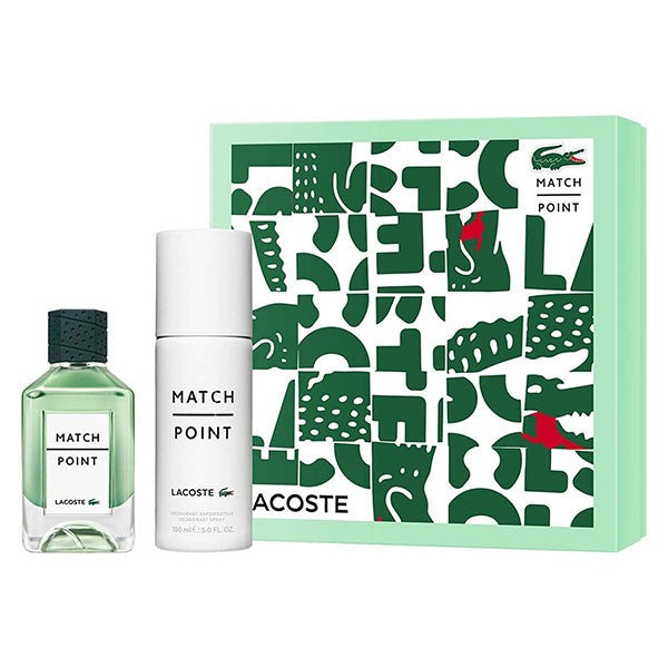 Match Point de Lacoste 100ml (EDT) de Hombre (Desodorante 150ml) (Set)