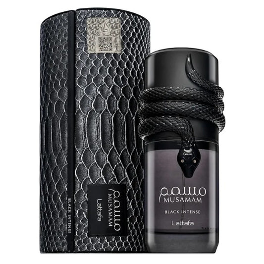 Musamam Black Intense de Lattafa 100ml (EDP) De Hombre