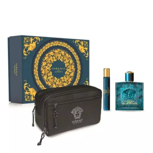 Versace Eros de Versace 100ml (EDT) de Hombre (Set)
