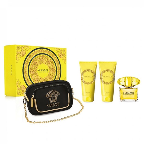 Yellow Diamond de Versace 90ml (EDT) de Mujer ( BL 100ml + SG 100ml + Bolsa) (Set)