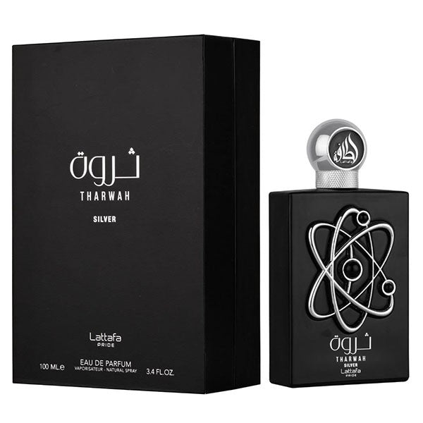 Tharwah Silver de Lattafa 100ml (EDP) de Hombre
