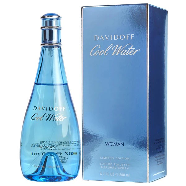 Cool Water de Davidoff 200ml (EDT) de Mujer