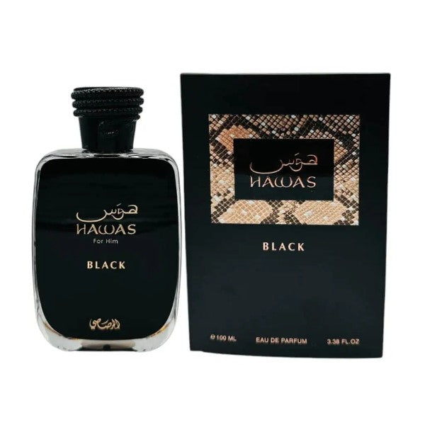 Hawas Black de Rasasi 100ml (EDP) de Hombre