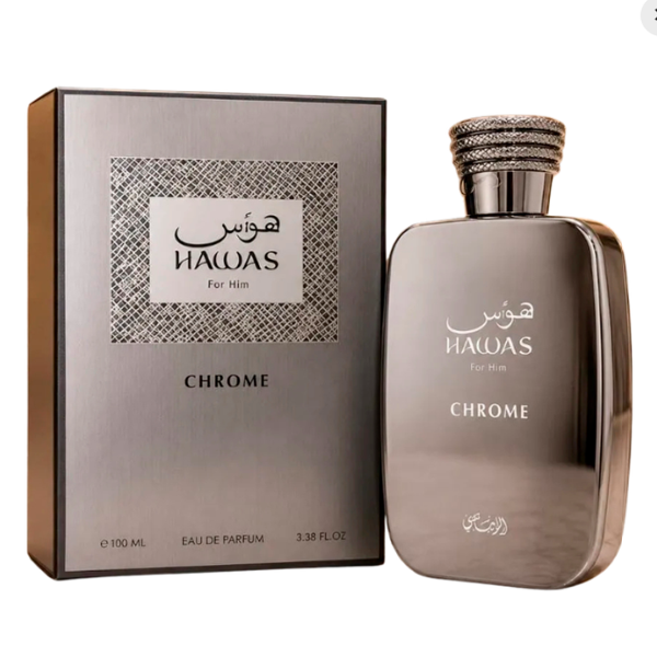 Hawas Chrome de Rasasi 100ml (EDP) de Hombre