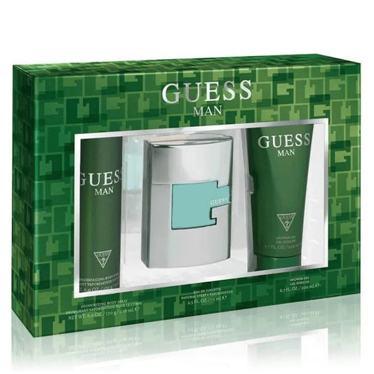 Guess Man de Guess 75ml (EDT) de Hombre (BL 200ml + Desodorante ) (Set)