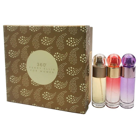 360 + Coral 360 + Purple 360 de Perry Ellis de Mujer (Set)