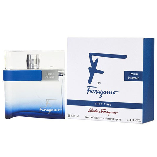 F Free Time de Salvatore Ferragamo 100ml (EDT) de Hombre