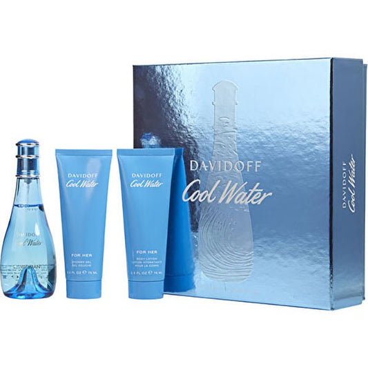 Cool Water de Davidoff 100ml (EDT) de Mujer (Set)