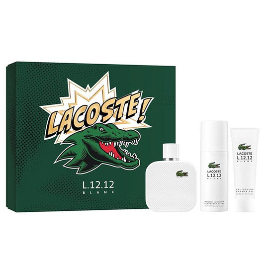 Lacoste Eau de Lacoste L.12.12 Blanc 100ml (EDT) de Hombre (SG 50ml. + Desodorante) (Set)