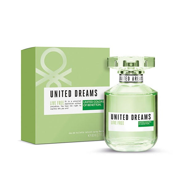 United Dreams Live Free de Benetton 80ml (EDT) de Mujer